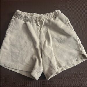 Kids Cream Shorts